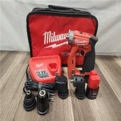 AS-IS- Milwaukee M12 FUEL Lithium-Ion 3/8 in. Cordless Installation Drill Driver Kit (2 Ah)