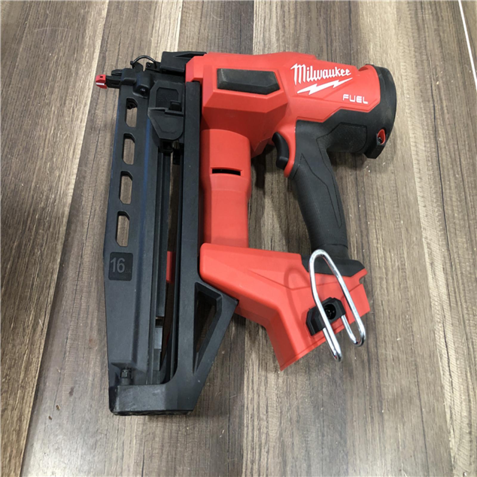 AS-IS Milwaukee FUEL 18-Volt Lithium-Ion Brushless Cordless Gen ll 16-Gauge Straight Finish Nailer (Tool Only)
