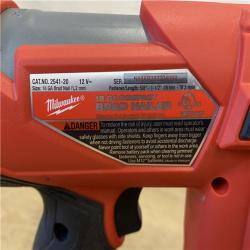 AS-IS Milwaukee FUEL 12-Volt Lithium-Ion Brushless Cordless 18-Gauge 1-1/2 in. Compact Brad Nailer (Tool Only)