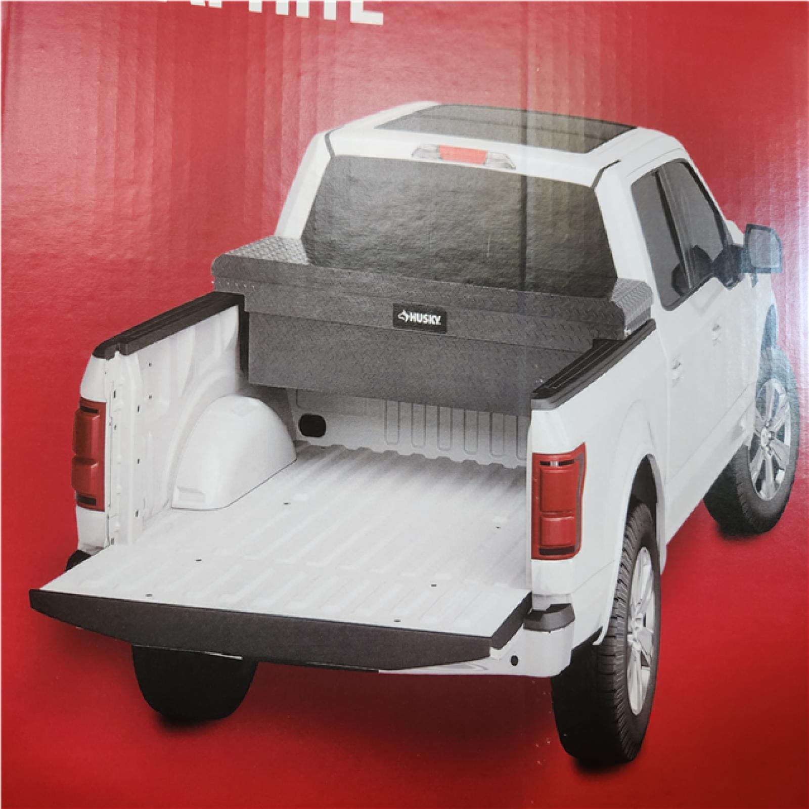 Phoenix NEW Husky 71 in. Crossover Truck Tool Box in Aluminum, w/ Low Profile for Full Size Trucks, in Graphite Pallet of 4