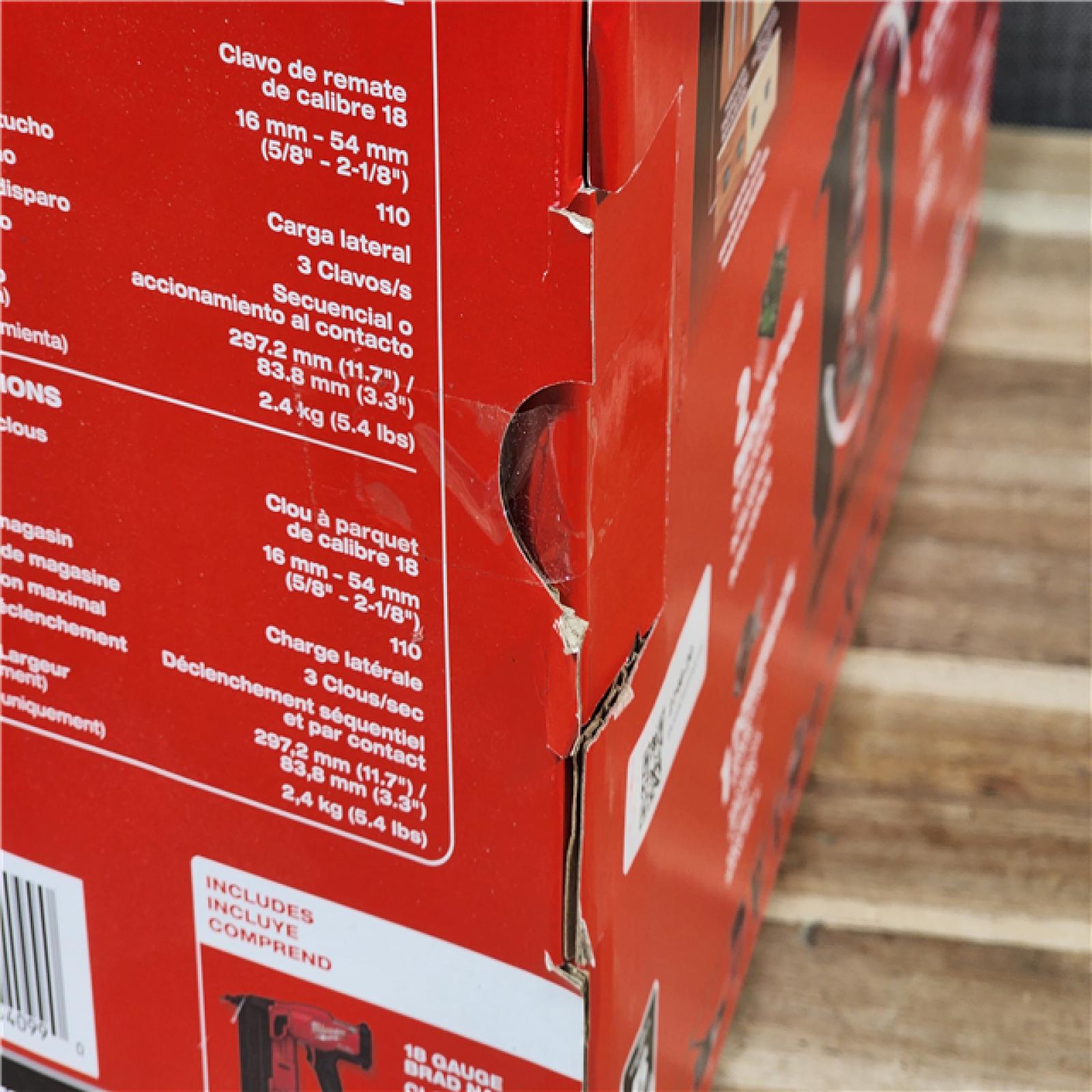 HOUSTON LOCATION - AS-IS (NEW) Milwaukee FUEL 18-Volt Lithium-Ion Brushless Cordless Gen II 18-Gauge Brad Nailer (Tool-Only)