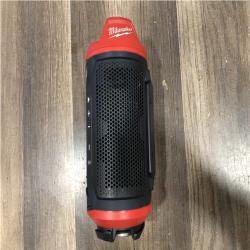 AS-IS - Milwaukee 12-Volt Lithium-Ion Cordless Bluetooth Jobsite Speaker with PACKOUT Compatibility