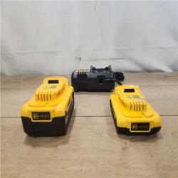 AS-IS- DEWALT 20V MAX Lithium-Ion Battery Kit with 5.0Ah and 2.0Ah Battery and Charger