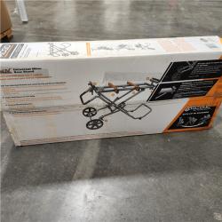 NEW- RIDGID Foldable Mobile Miter Saw Stand with Mounting Braces