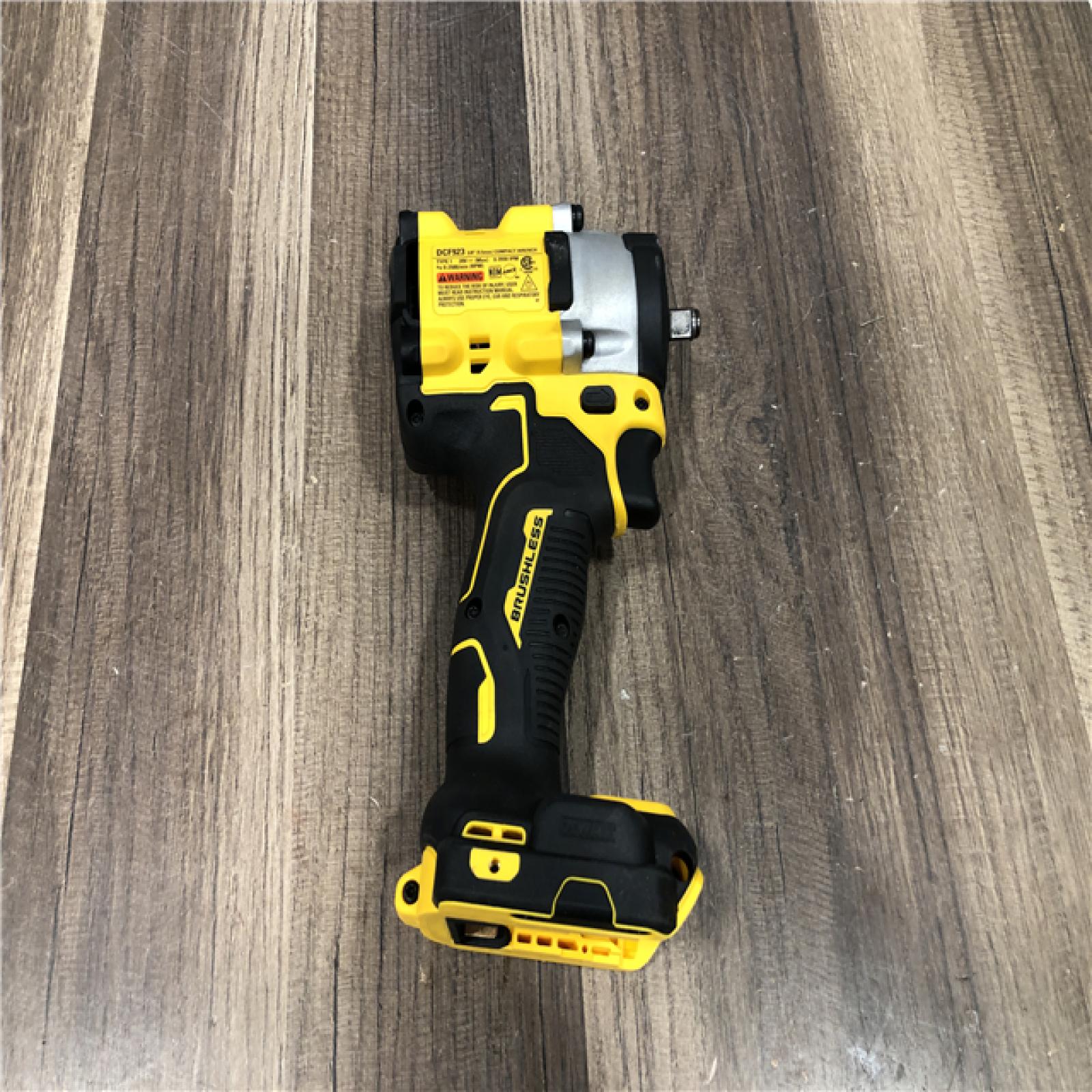 AS-IS DEWALT ATOMIC 20V MAX Cordless Brushless 3/8 in.Variable Speed Impact Wrench (Tool Only)