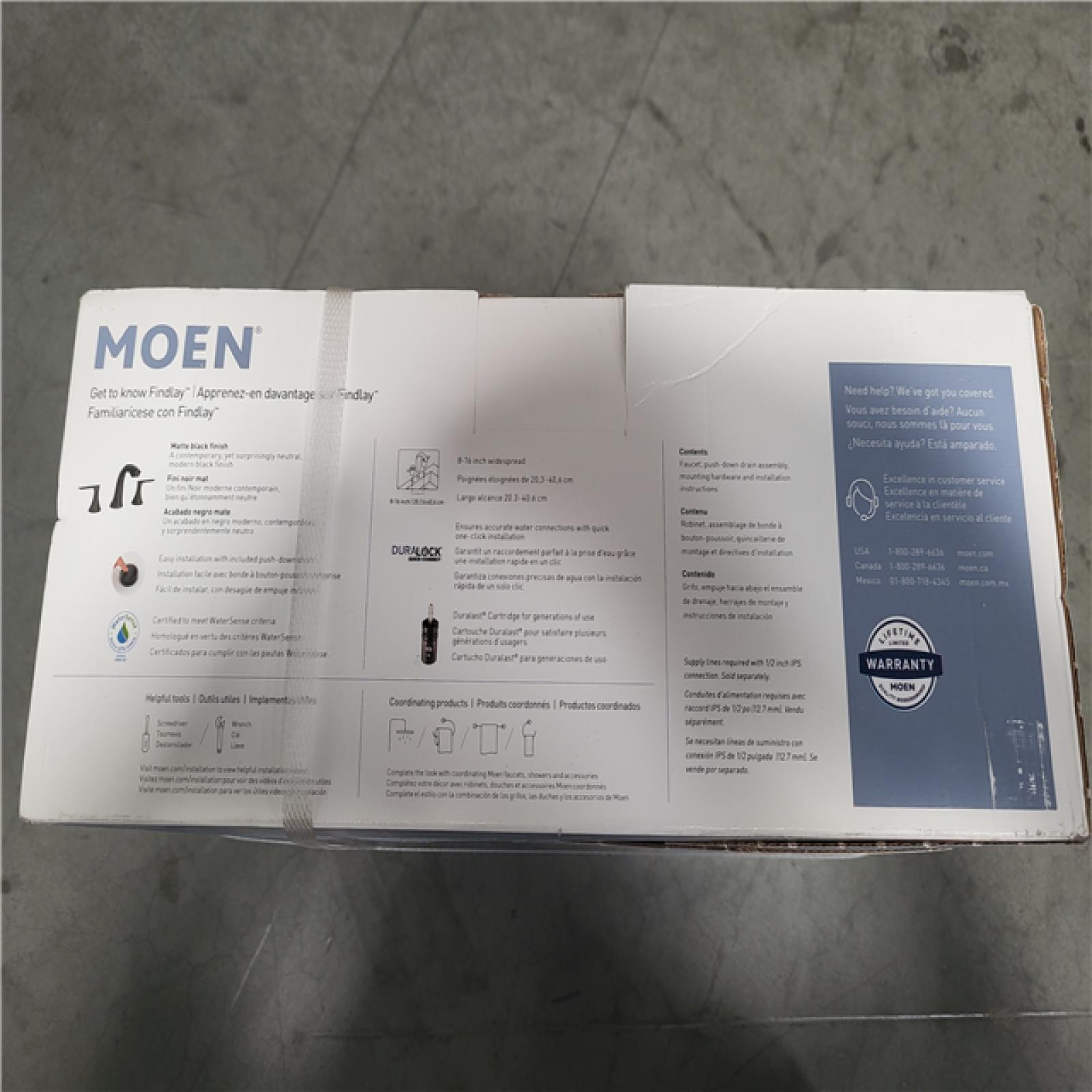 CALIFORNIA AS-IS MOEN 8 IN. 2-HANDLE FAUCET