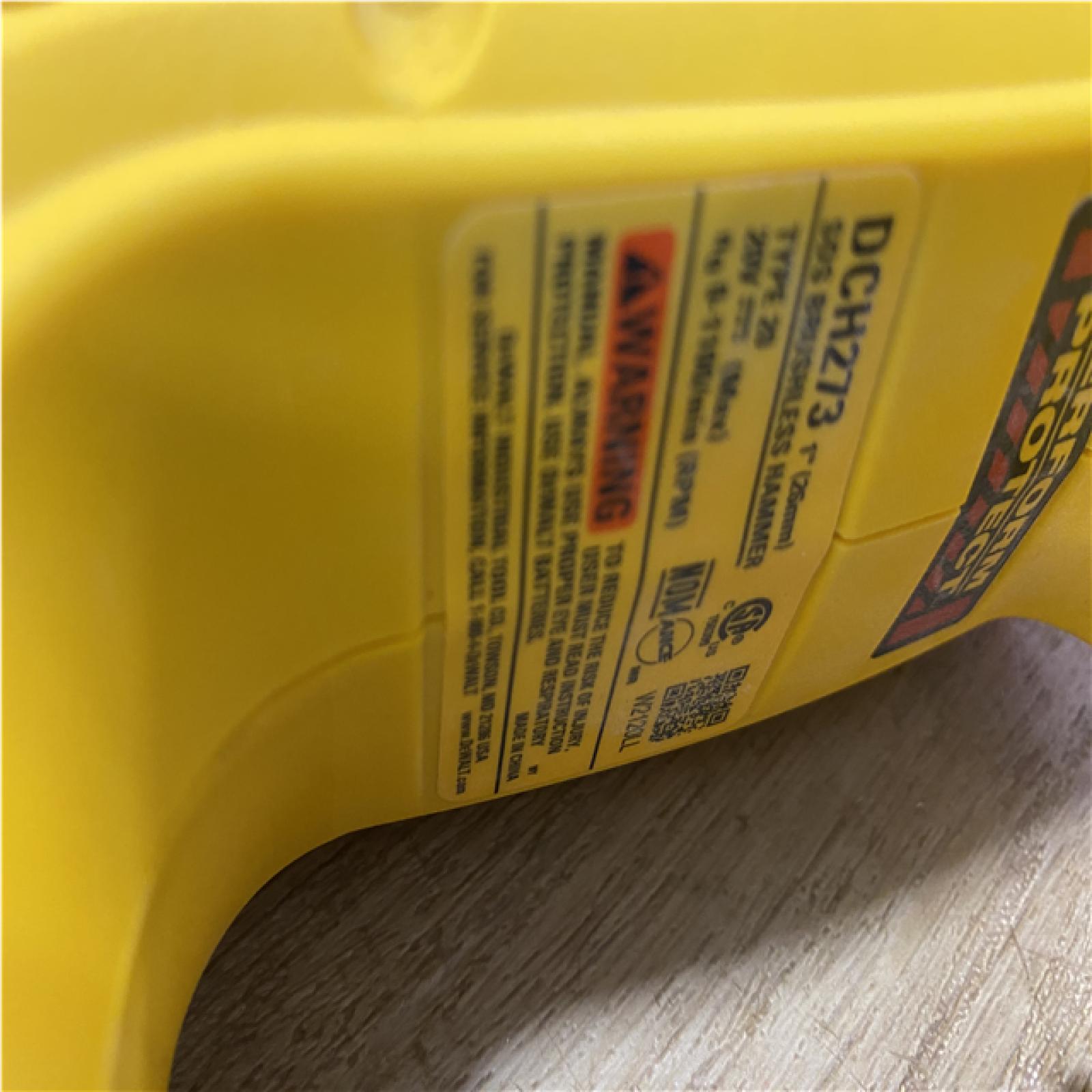 AS-IS DEWALT 20V MAX XR Cordless Brushless 1 in. SDS Plus L-Shape Rotary Hammer (Tool Only)
