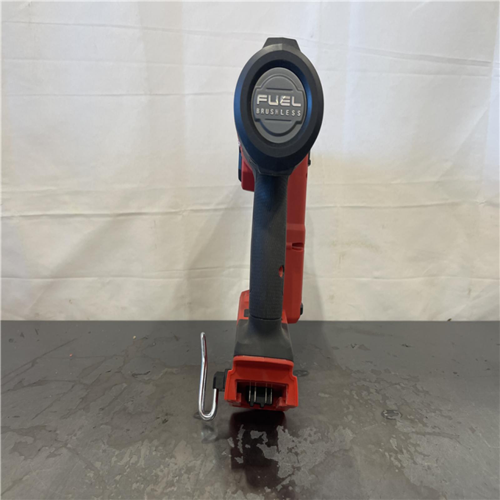 AS-IS- MILWAUKEE FUEL 18V Cordless 18-Gauge 1/4 in. Narrow Crown Stapler (Tool-Only)