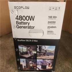 Phoenix EcoFlow Battery Generator DELTA 2 Max Solar Generator  2400W Output 2048Wh LFP Power Station for Home Backup Push-Button