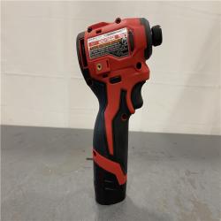 AS-IS - Milwaukee M12 12-Volt Lithium-Ion Compact Brushless Cordless 1/4 in. Impact Driver Kit
