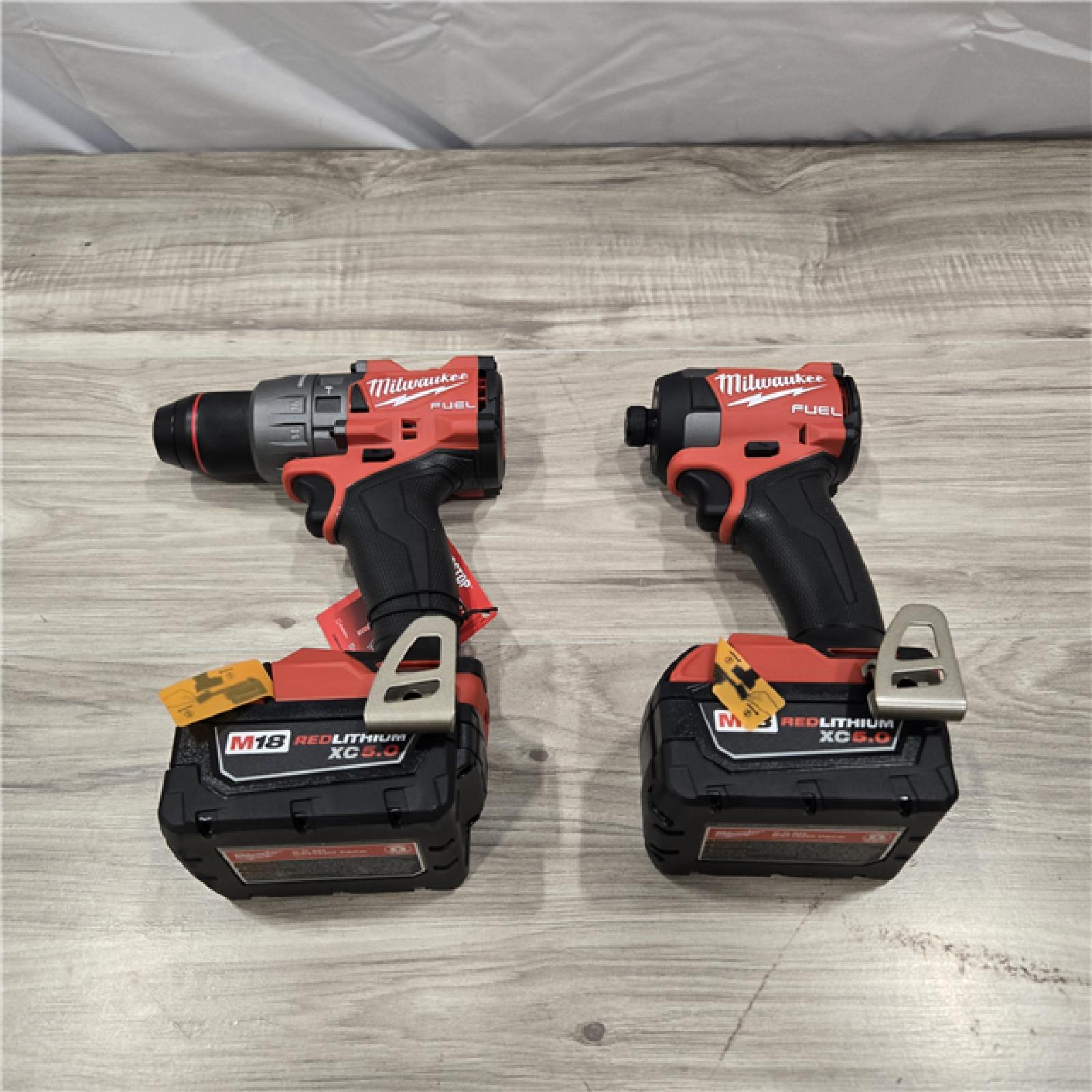 LIKE NEW! - MILWAUKEE FUEL 18V Brushless Cordless Hammer Drill and Impact Driver Combo Kit