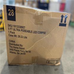 DALLAS LOCATION - Home Accents Holiday 1-Pack 5 ft. Grave & Bones LED Ultraposeable Corpse