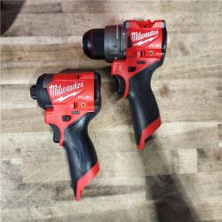 HOUSTON LOCATION - AS-IS (APPEARS LIKE NEW) Milwaukee 3497-22 12V Brushless Hammer Drill and Impact Driver Combo Kit