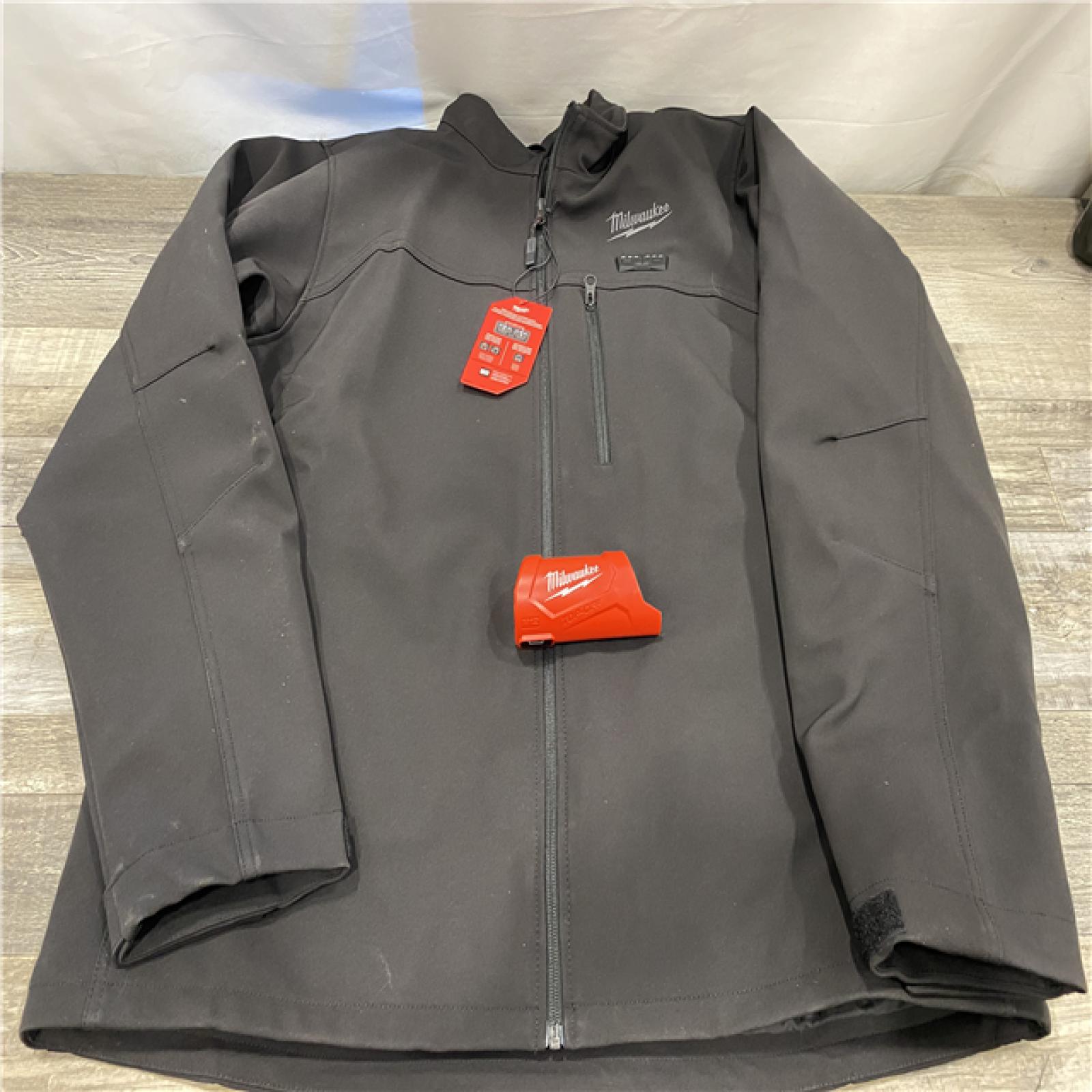 AS-IS Milwaukee Men's X-Large 12V Lithium-Ion Cordless TOUGHSHELL Black Heated Jacket (Jacket Only)