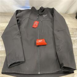 AS-IS Milwaukee Men's X-Large 12V Lithium-Ion Cordless TOUGHSHELL Black Heated Jacket (Jacket Only)