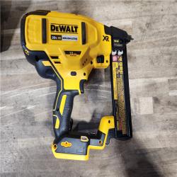 HOUSTON LOCATION - AS-IS DeWALT DCN681D1 20V MAX 18ga Cordless Brushless Narrow Crown Stapler Kit w/ BATTERY & CHARGER