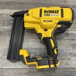AS-IS DEWALT 20V MAX XR Lithium-Ion Cordless 18-Gauge Narrow Crown Stapler Kit
