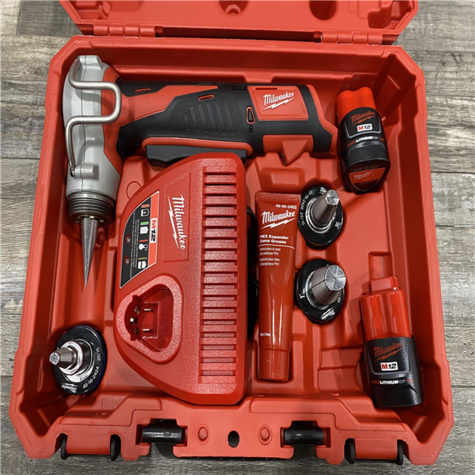 AS-IS Milwaukee 12-Volt Lithium-Ion Cordless ProPEX Expansion Tool Kit