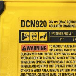 AS-IS DEWALT 20-Volt 21° Cordless Framing Nailer (Tool-Only)