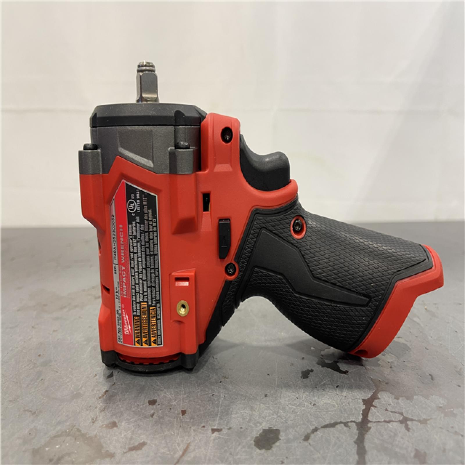 AS-IS - Milwaukee M12 FUEL 12V Lithium-Ion Brushless Cordless Stubby 3/8 in. Impact Wrench