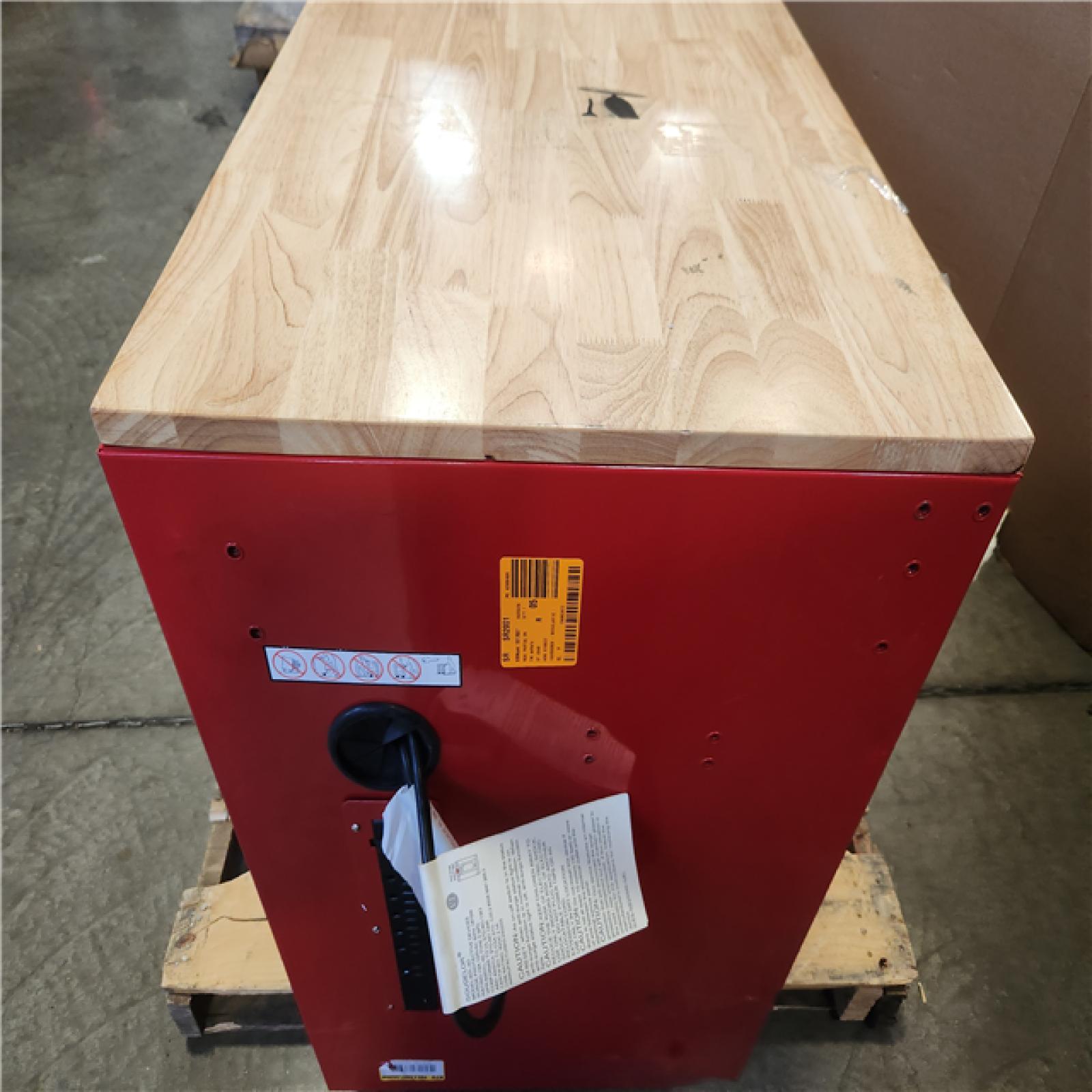 Phoenix Husky Modular Tool Storage 52 in. W x 20 in. D Standard Duty Red Mobile Workbench Cabinet (NO Wheels)