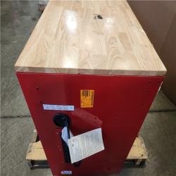 Phoenix Husky Modular Tool Storage 52 in. W x 20 in. D Standard Duty Red Mobile Workbench Cabinet (NO Wheels)
