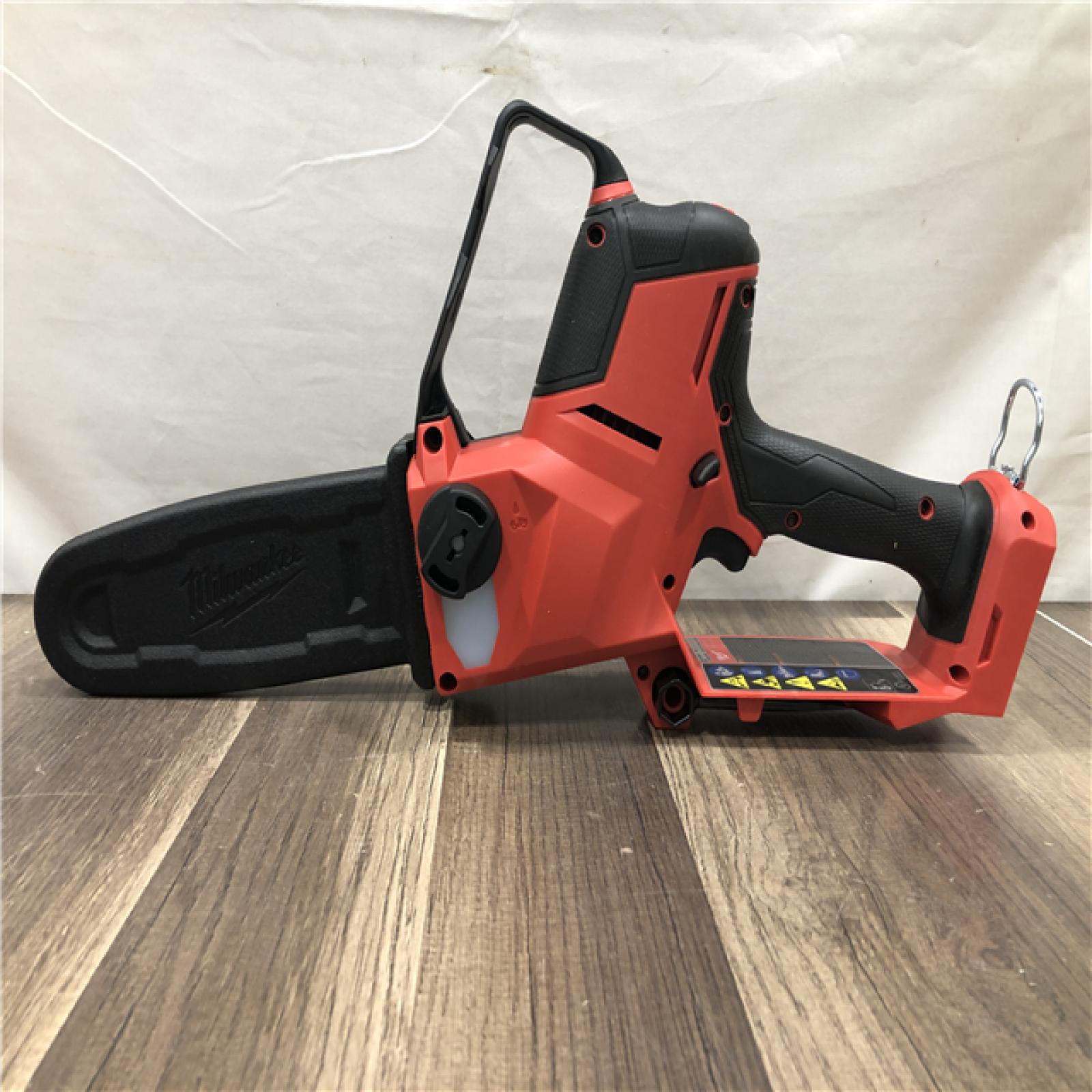 AS-IS Milwaukee FUEL 18V Lithium-Ion Brushless Battery 8 in. HATCHET Pruning Saw (Tool-Only)