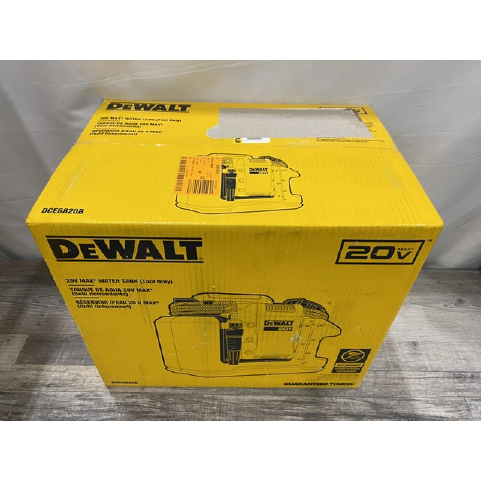 NEW - DEWALT 20V MAX Powered Water Tank (Tool-Only)