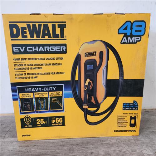 Phoenix Location NEW DEWALT Level-2 Wall Mounted Electric Vehicle EV Charger up to 48 Amps, 240-Volt AC 11.5 Kw, 25 Ft. Cable, Weatherproof
