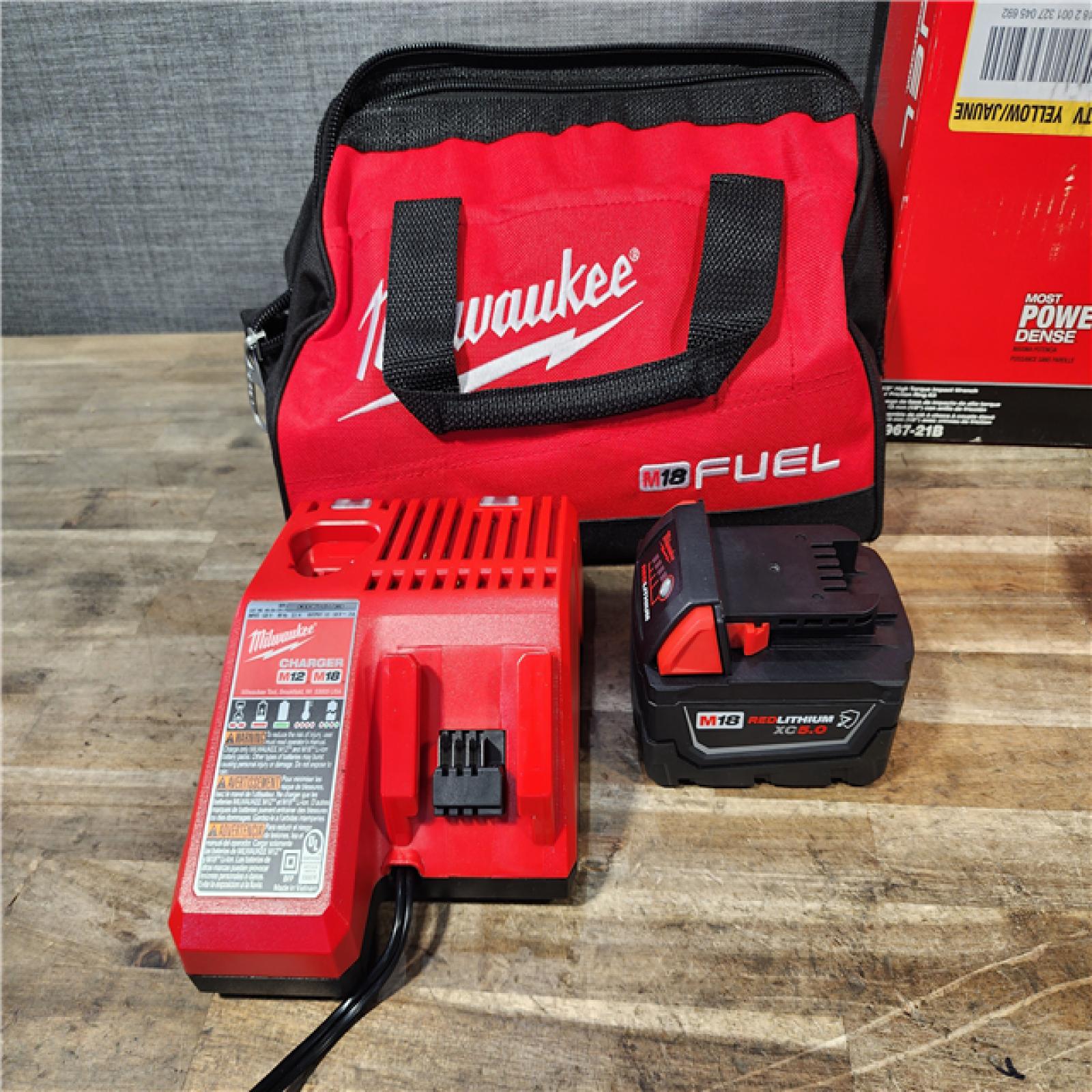 HOUSTON LOCATION - AS-IS Milwaukee FUEL 18V Lithium-Ion Brushless Cordless 1/2 in. Impact Wrench w/Friction Ring Kit