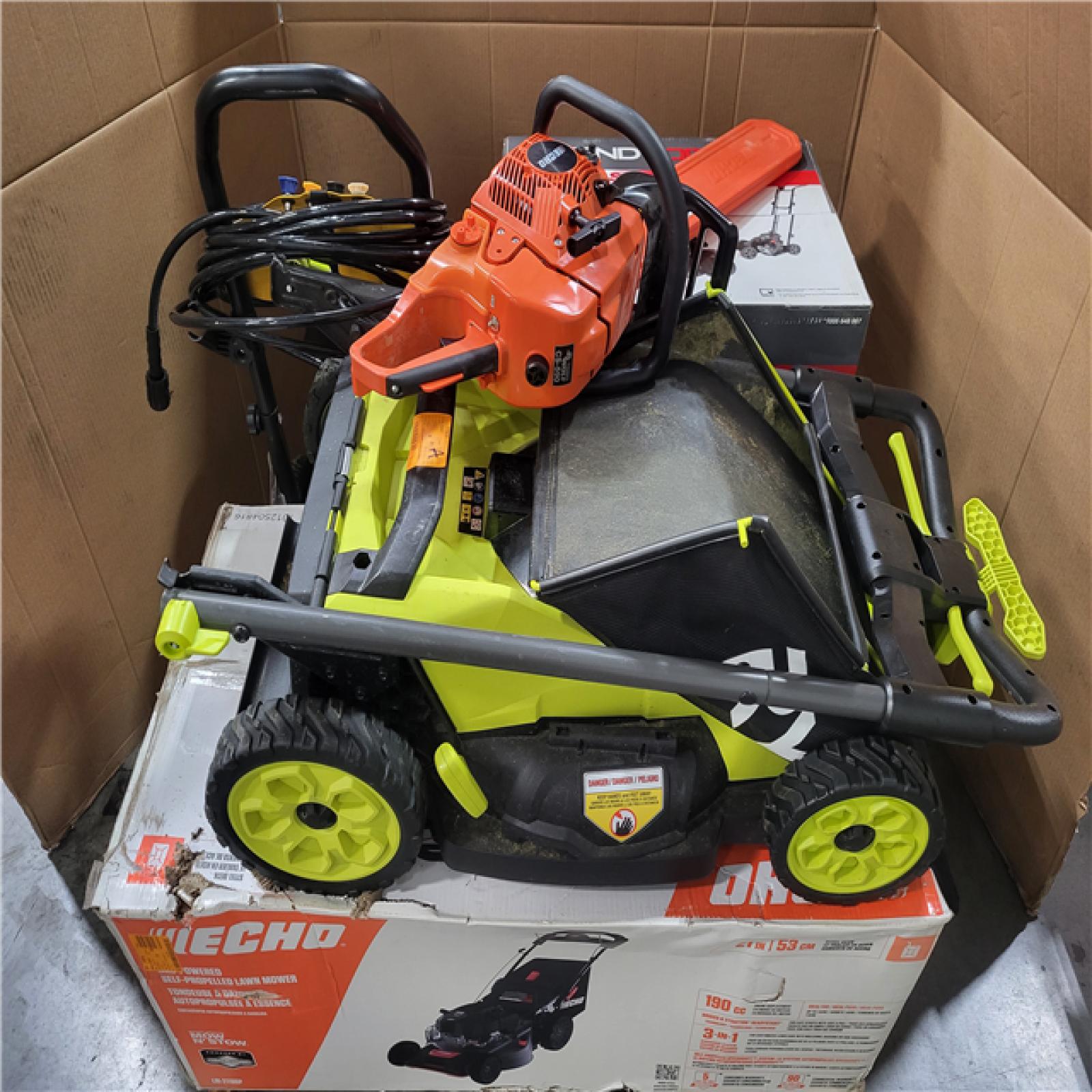 CALIFORNIA AS-IS OUTDOOR POWER EQUIPMENT