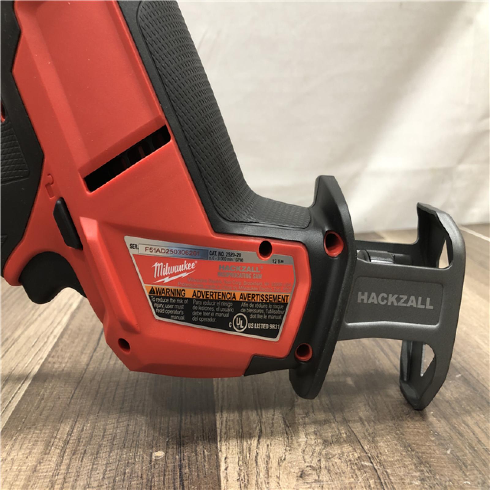 AS-IS Milwaukee  FUEL 12V Lithium-Ion Brushless Cordless HACKZALL Reciprocating Saw Kit