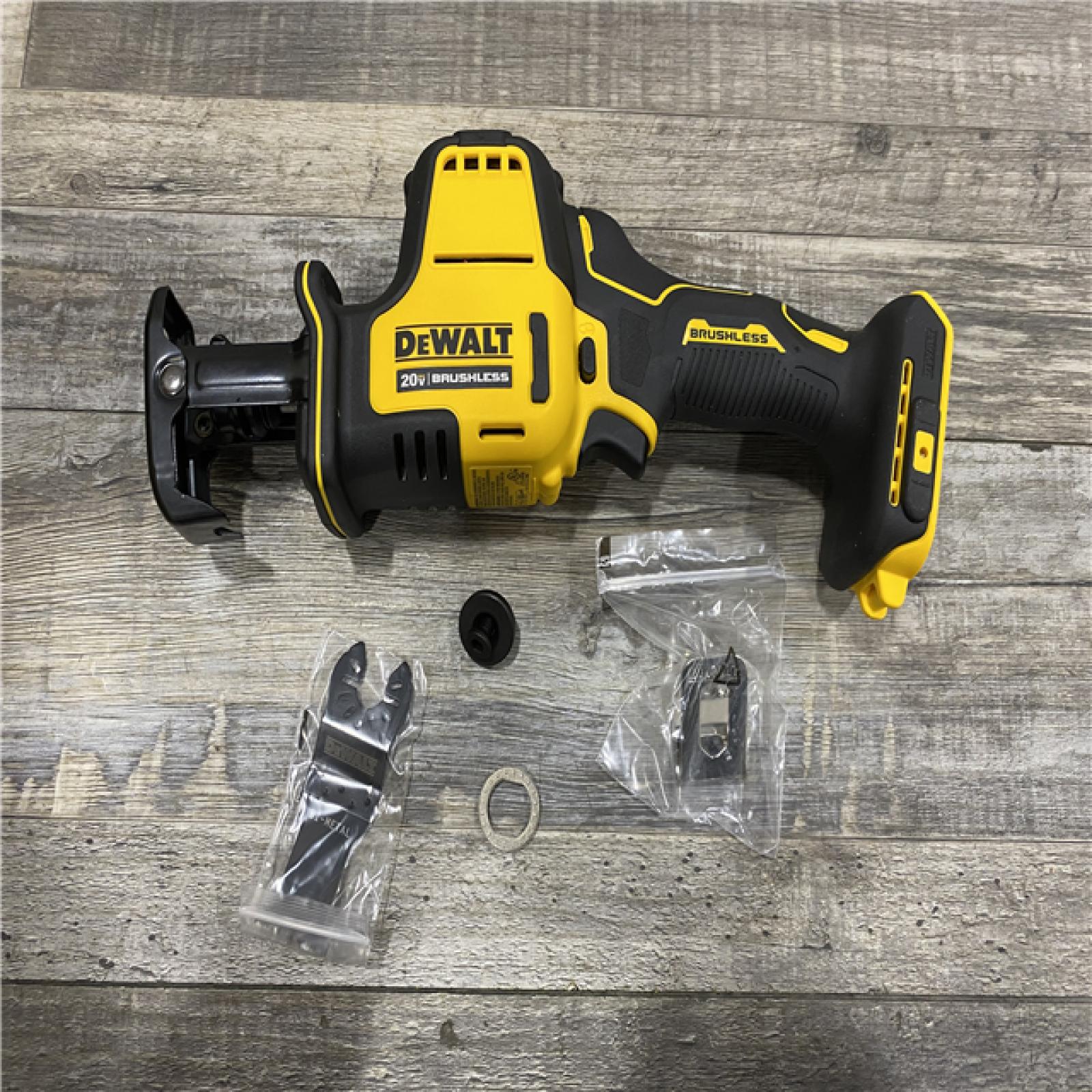 AS-IS DEWALT ATOMIC 20V MAX Cordless Brushless Compact Reciprocating Saw (Tool Only)