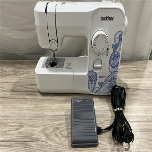 AS-IS Brother RLX3817 17-Stitch Sewing Machine  White