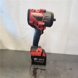 AS-IS- Milwaukee M18 1/2 in. Cordless Brushless High Torque Impact Wrench Kit (Battery & Charger)