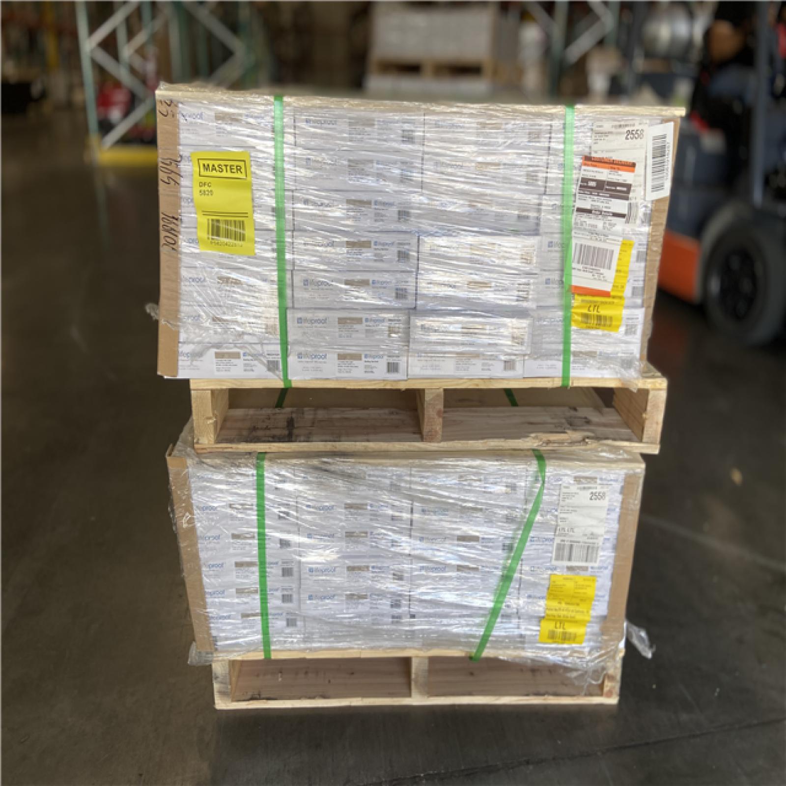 DALLAS LOCATION - Lifeproof Sterling Oak 6 MIL x 8.7 in. W x 48 in. L Click Lock Waterproof Luxury Vinyl Plank Flooring (20.1 sqft/case) - 56 CASES