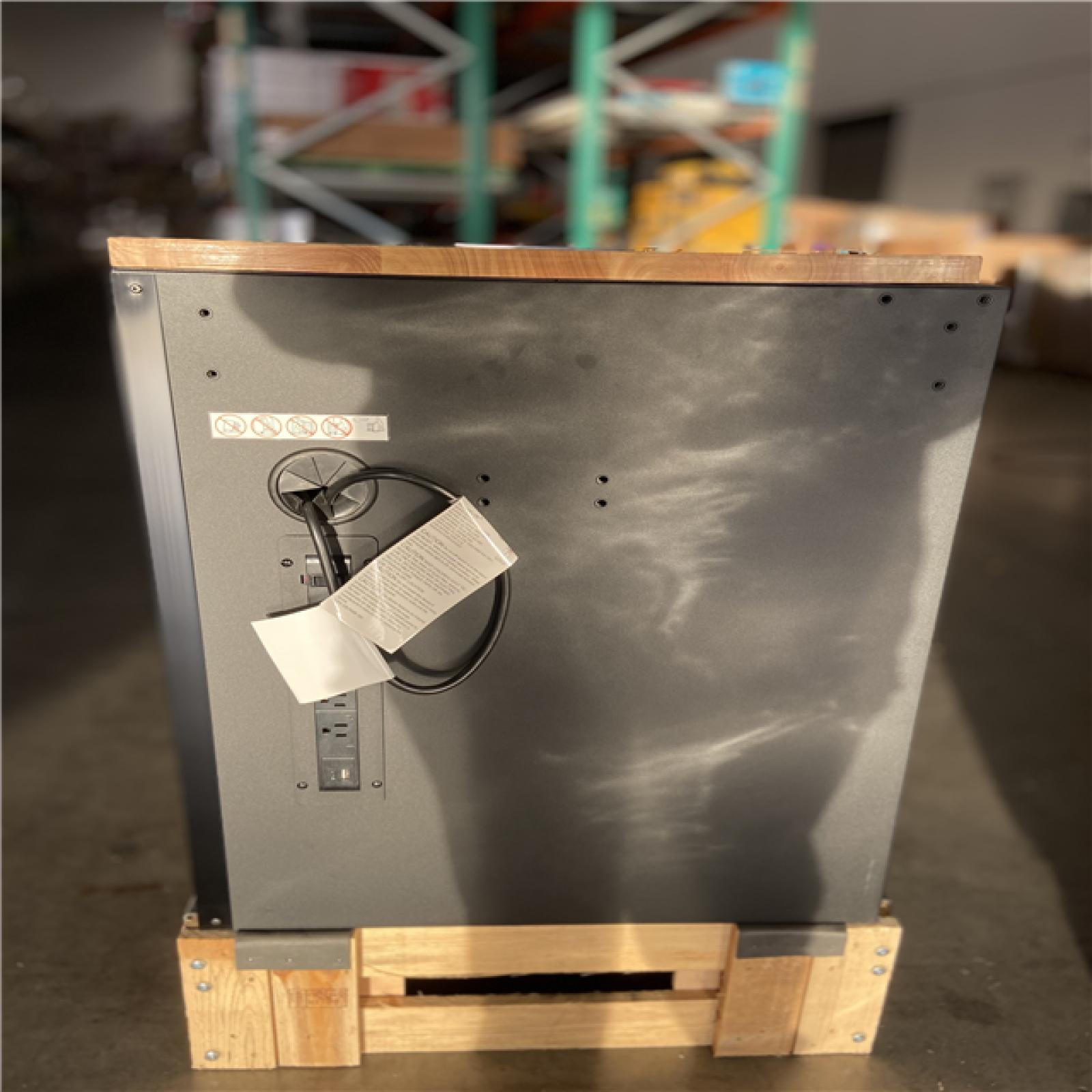 DALLAS LOCATION - Husky 56 in. W x 27.6 in. D 10-Drawer Matte Black Heavy-Duty Mobile Workbench