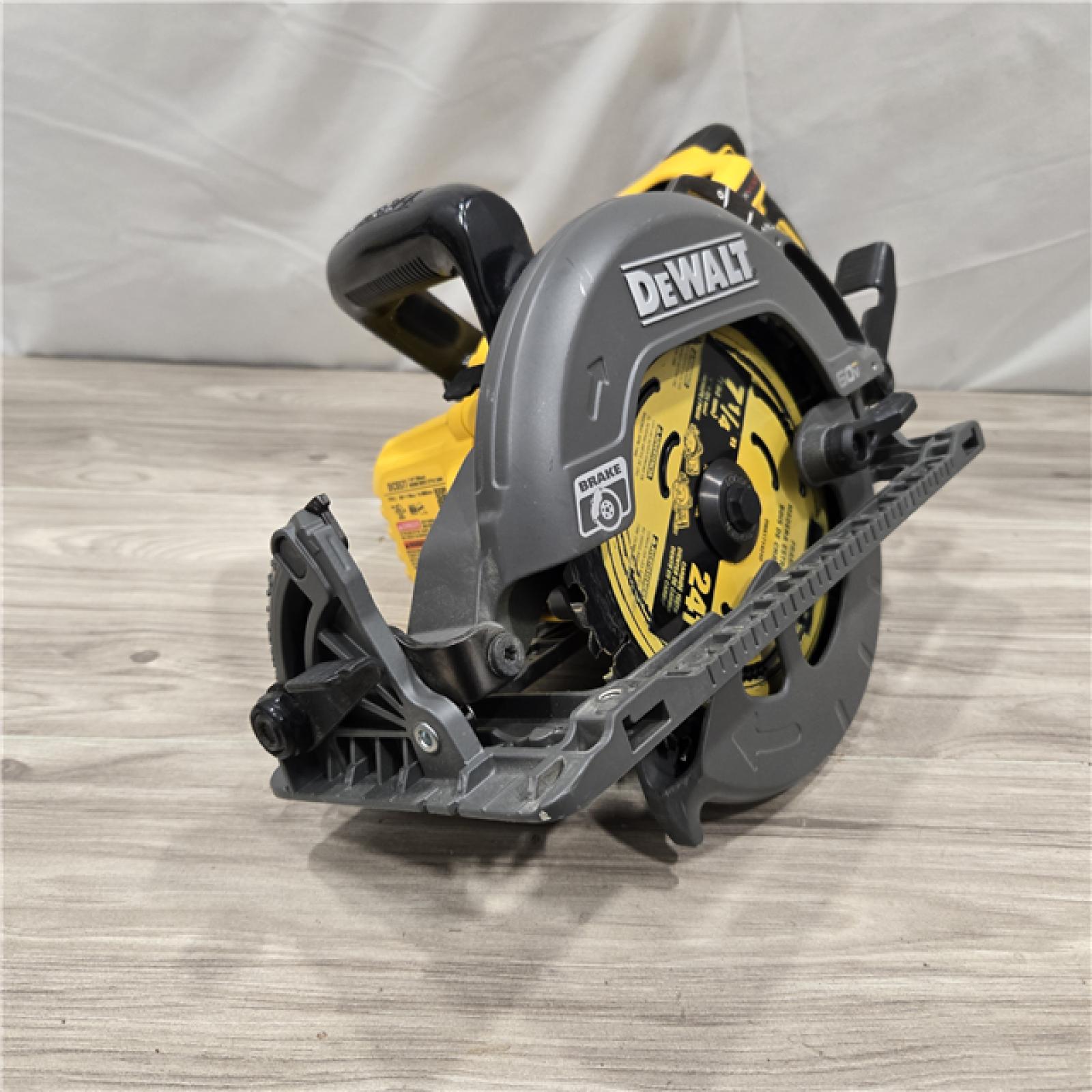 AS-IS DEWALT FLEXVOLT 60V MAX Cordless 7-1/4 in. Wormdrive Style Circular Saw (Tool Only)