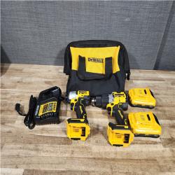 Houston Location AS-IS DEWALT 20V XR Lithium-Ion Cordless 2-Tool Combo Kit