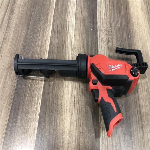 AS-IS Milwaukee 12V Lithium-Ion Cordless 10 oz. Adhesive and Caulk Gun (Tool-Only)