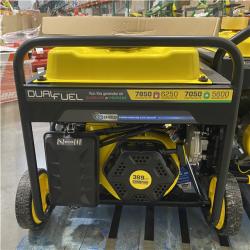 Dallas Location - As-Is Champion 201463 7850W Dual Fuel Generator