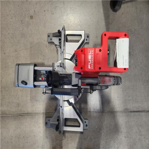 AS-IS- Milwaukee M18 FUEL 7-1/4 in. Cordless Brushless Dual-Bevel Sliding Compound Miter Saw (Tool Only)