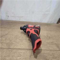 AS-IS Milwaukee 12V Lithium-Ion Cordless 1/4 in. Hex Screwdriver Kit
