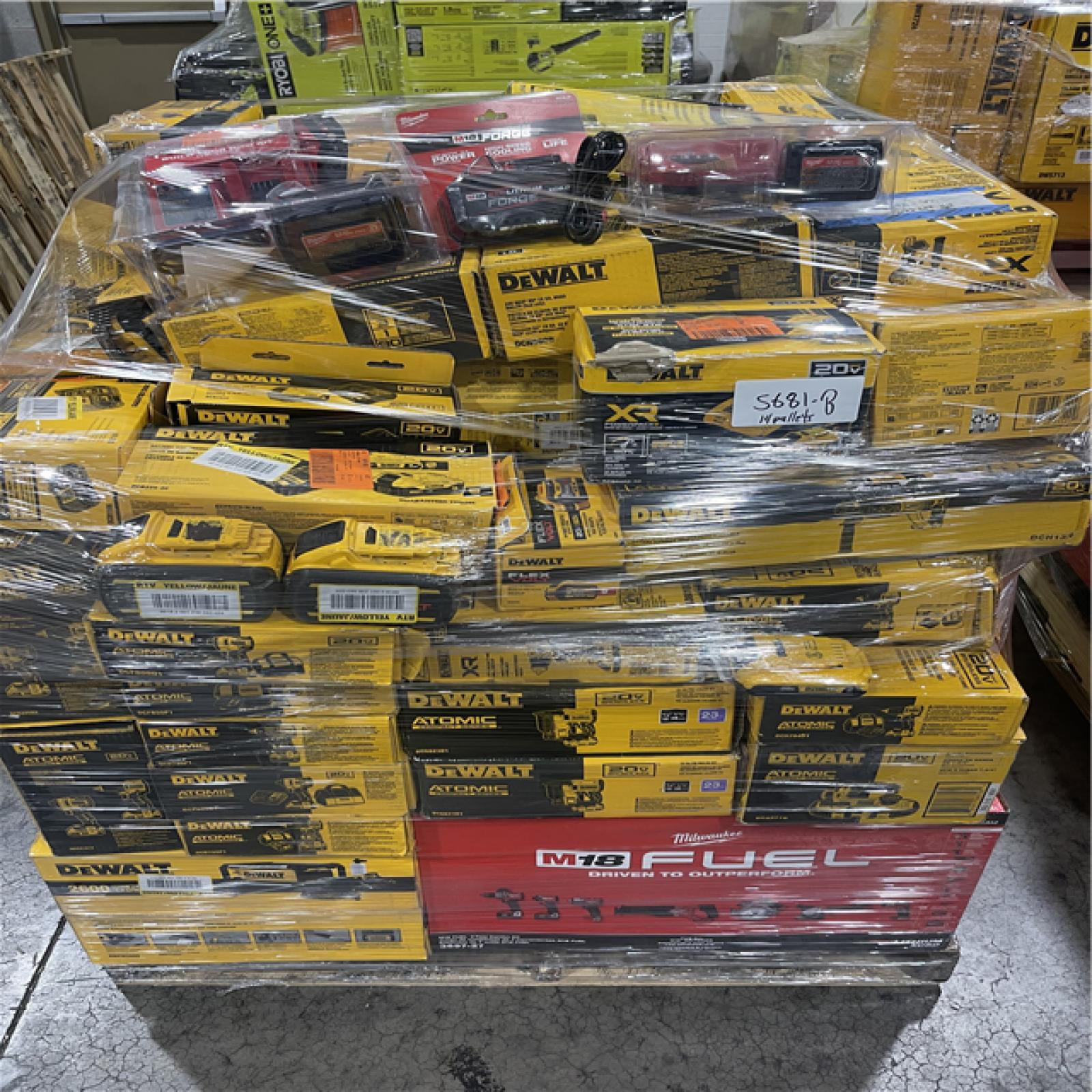 Pittston Location As-Is Power Tools Partial Truckload (14 pallets) 5681-B