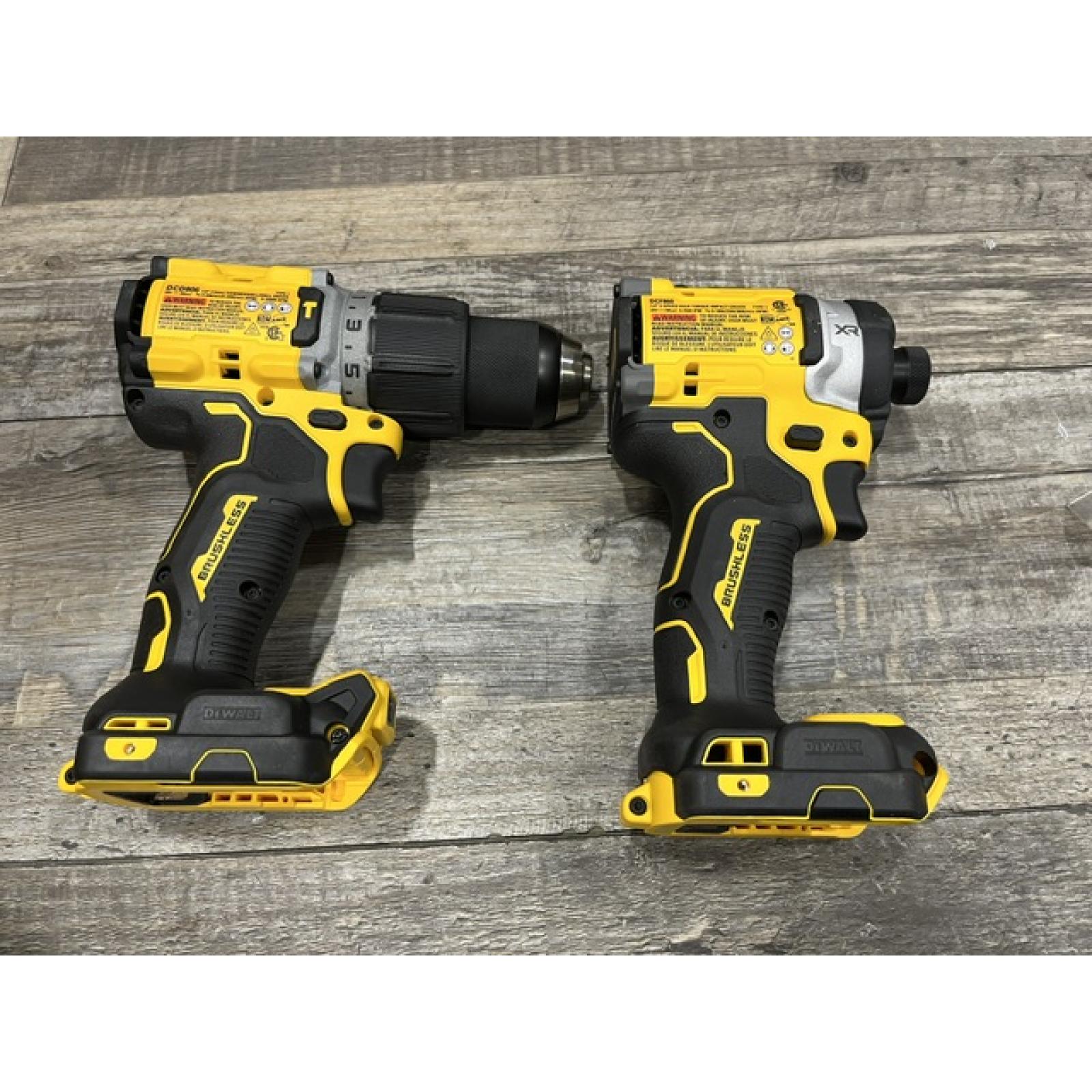 AS-IS DEWALT 20V XR Lithium-Ion Cordless 2-Tool Combo Kit