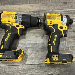 AS-IS DEWALT 20V XR Lithium-Ion Cordless 2-Tool Combo Kit