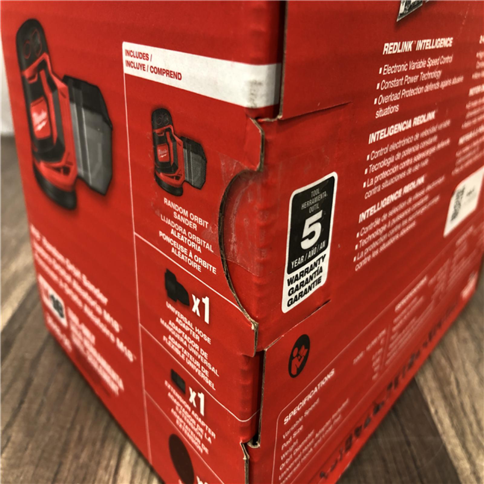 NEW- Milwaukee M18 18V Lithium-Ion Cordless 5 in. Random Orbit Sander (Tool-Only)