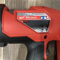 AS-IS Milwaukee FUEL 18-Volt Lithium-Ion Brushless Cordless Gen II 18-Gauge Brad Nailer (Tool-Only)