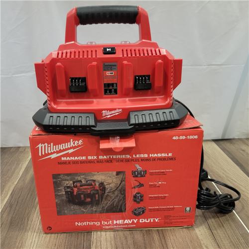 AS-IS Milwaukee 48-59-1806 M18 Six Pack Sequential Charger