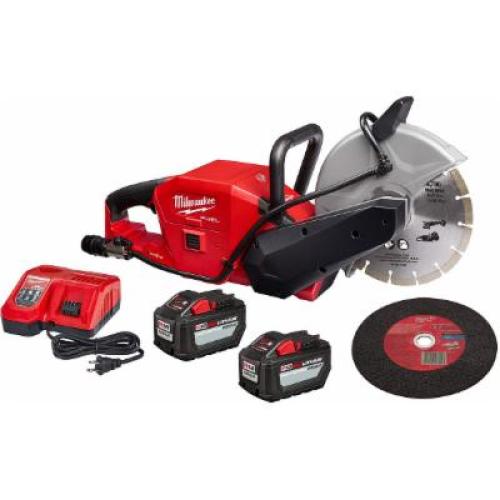 NEW! Milwaukee M18 FUEL 18 V 9 in. Cordless Brushless Cut-Off Saw Kit (Battery & Charger)